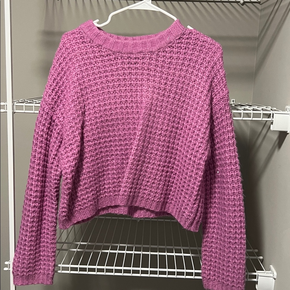 NWOT * Wild Fable Textured Knit Sweater in Purple Size XS